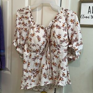 Floral Crop Top